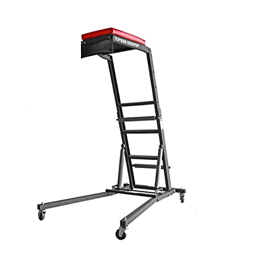 3-100 Topside Creeper | Adjustable Height, Padded Deck, 400 Lbs Capacity with Locking Casters for Auto Maintenance