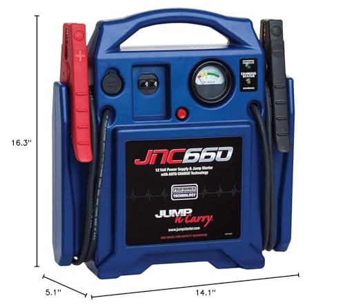 Jump-N-Carry JNC660 1700 Peak Amp 12 Volt Jump Starter , Blue