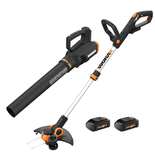 Cordless String Trimmer 20V  & Edger + Leaf Blower | Battery & Charger Included