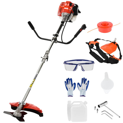 52CC 2-Stroke Gas Weed Eater & Brush Cutter | Powerful 2-in-1 Trimmer & Mower