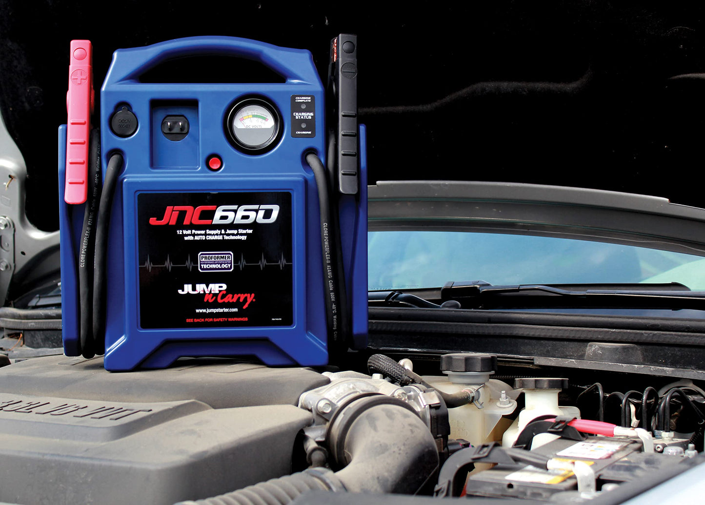 Jump-N-Carry JNC660 1700 Peak Amp 12 Volt Jump Starter , Blue