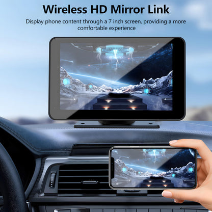 HD Apple CarPlay Screen 7" – Wireless Connectivity, Backup Camera, GPS, Bluetooth & More